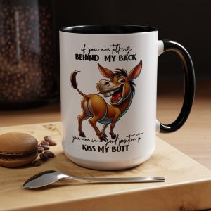 Funny Donkey Coffee Mug - Unique Humorous Gift for Friends, Family & Coworkers