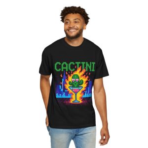 Cactini Graphic T-Shirt, Fun Unisex Tee for Parties, Summer Events, Gift for Cactus Lovers, Casual Everyday Wear, Vintage Style